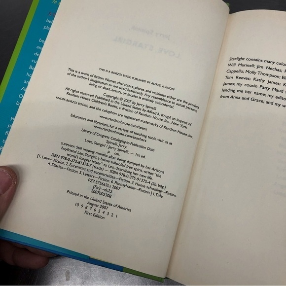 LOVE by: Jerry Spinelli, hardback book - Picture 3 of 7